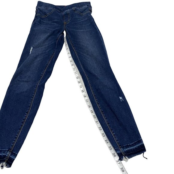 Spanx Distressed Ankle Skinny Jeans Medium Wash Size XS - Picture 6 of 8